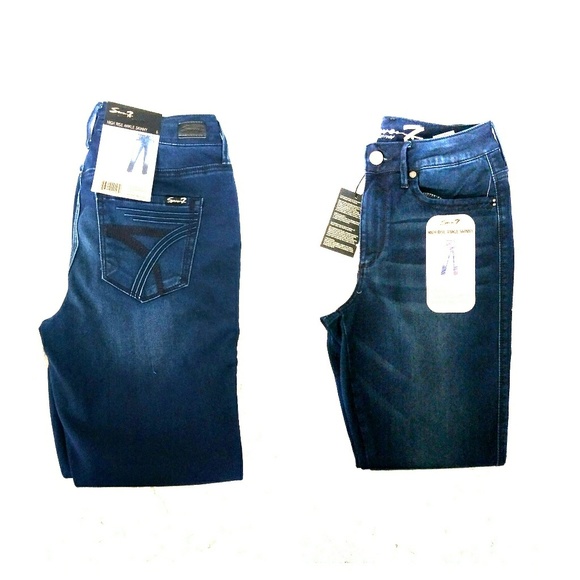 Seven7 High Rise Ankle Skinny Jeans - Picture 2 of 2